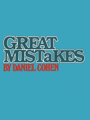 cover image of Great Mistakes
